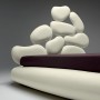 LETTO STONES BIANCO NOCTIS